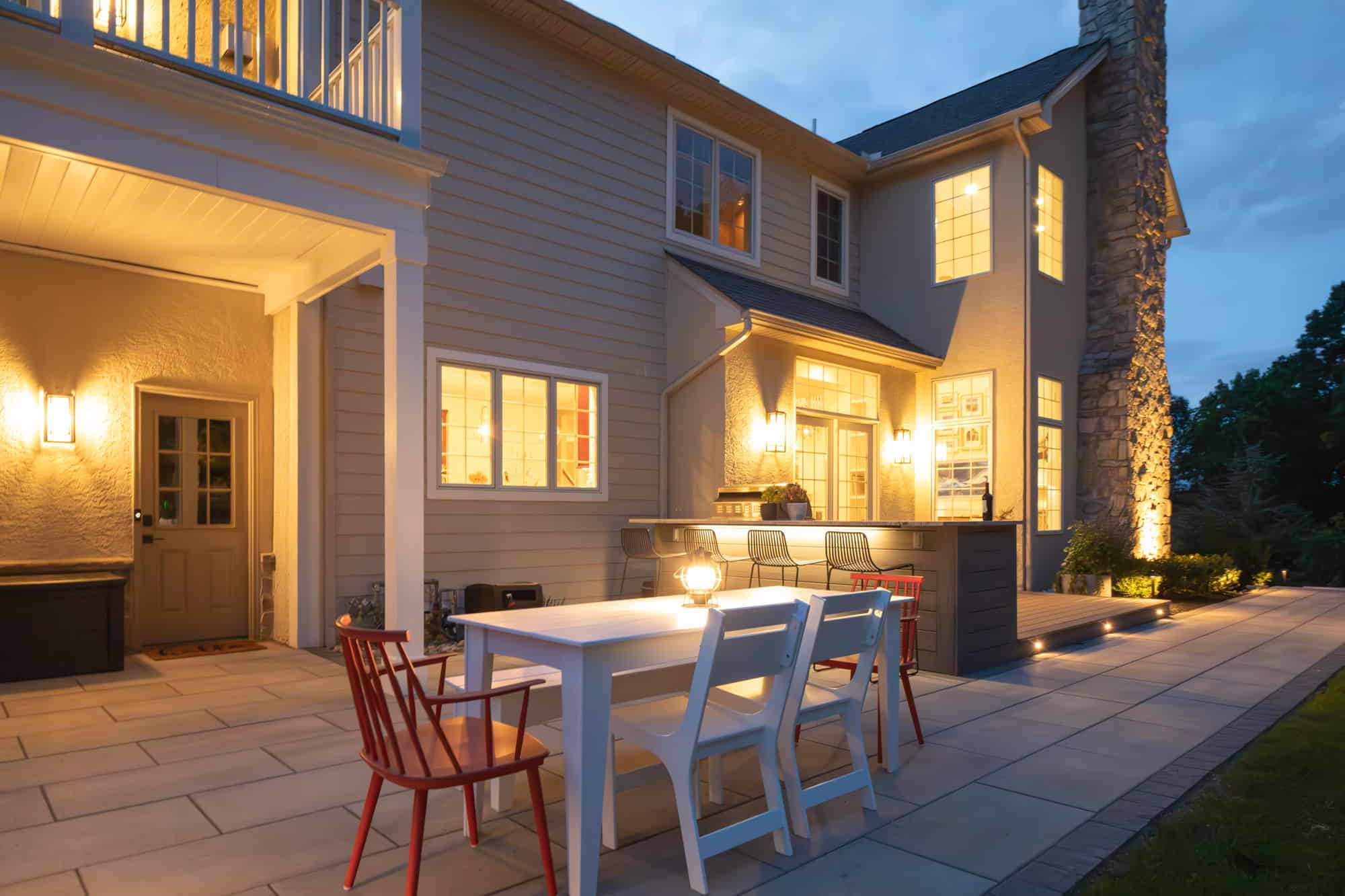 Custom outdoor living project by Kennedy Design+Build in the Lehigh Valley